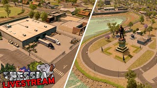 Back Street Detailing & Waterfront Parks In Cities Skylines! | Thessia Livestream