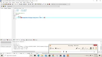 Program Bahasa C Menampilkan Bilangan Genap Dari 1-100