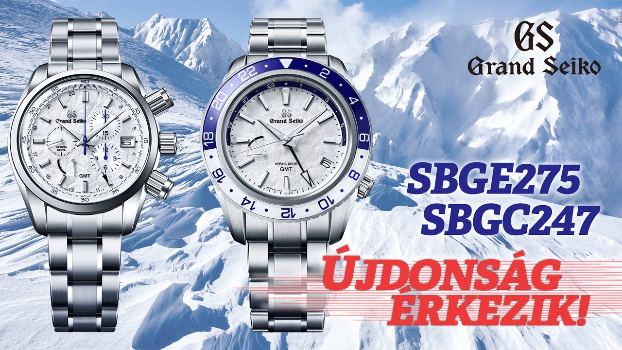 New releases! - Grand Seiko Sport Collection SBGE275 and SBGC247 - YouTube