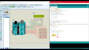 Project Pembacaan Keypad Pada LCD dengan Arduino IDE dan Proteus 8