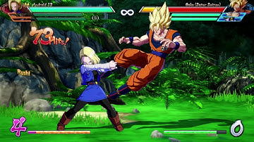 [DBFZ 1.12]  JG Android 18 Combo clip - Touch of death 01