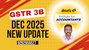 #gstr3bfiling with new updates #nov gstr3b