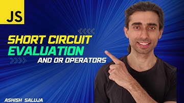 Short Circuit Evaluation in JavaScript: Explained Using AND and OR Operators (Hindi)