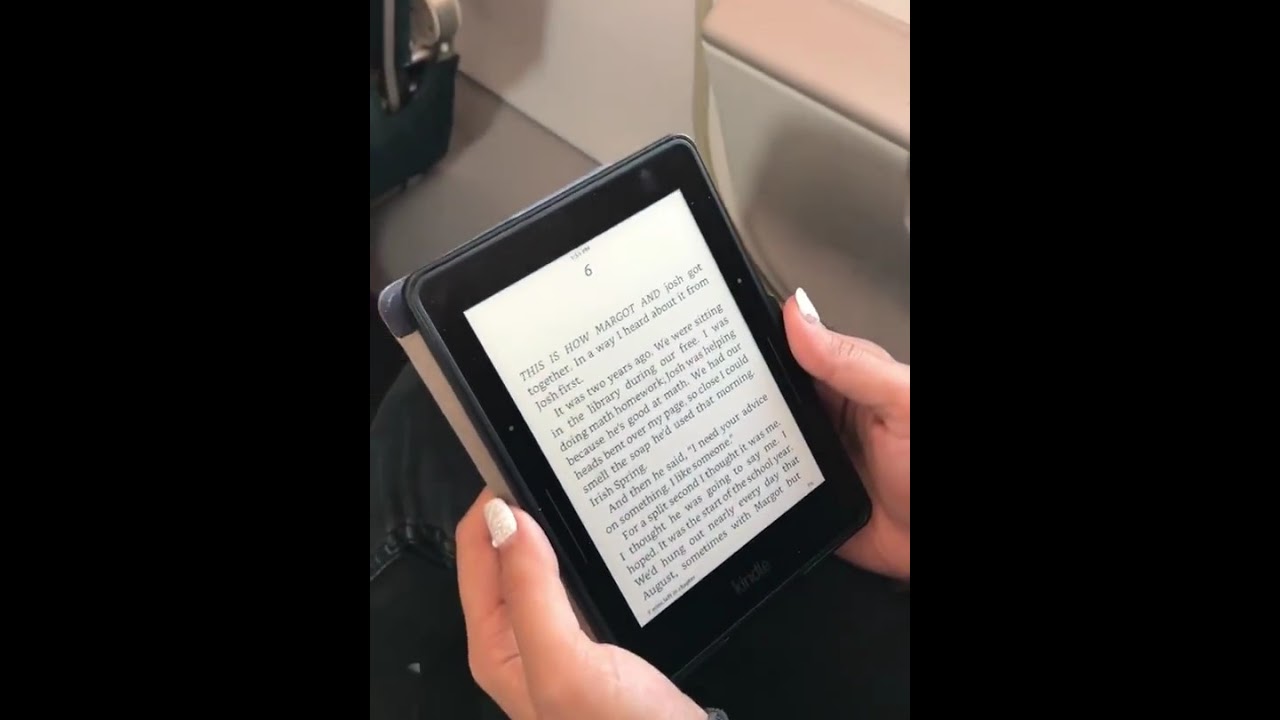 Kindle on the Airplane YouTube