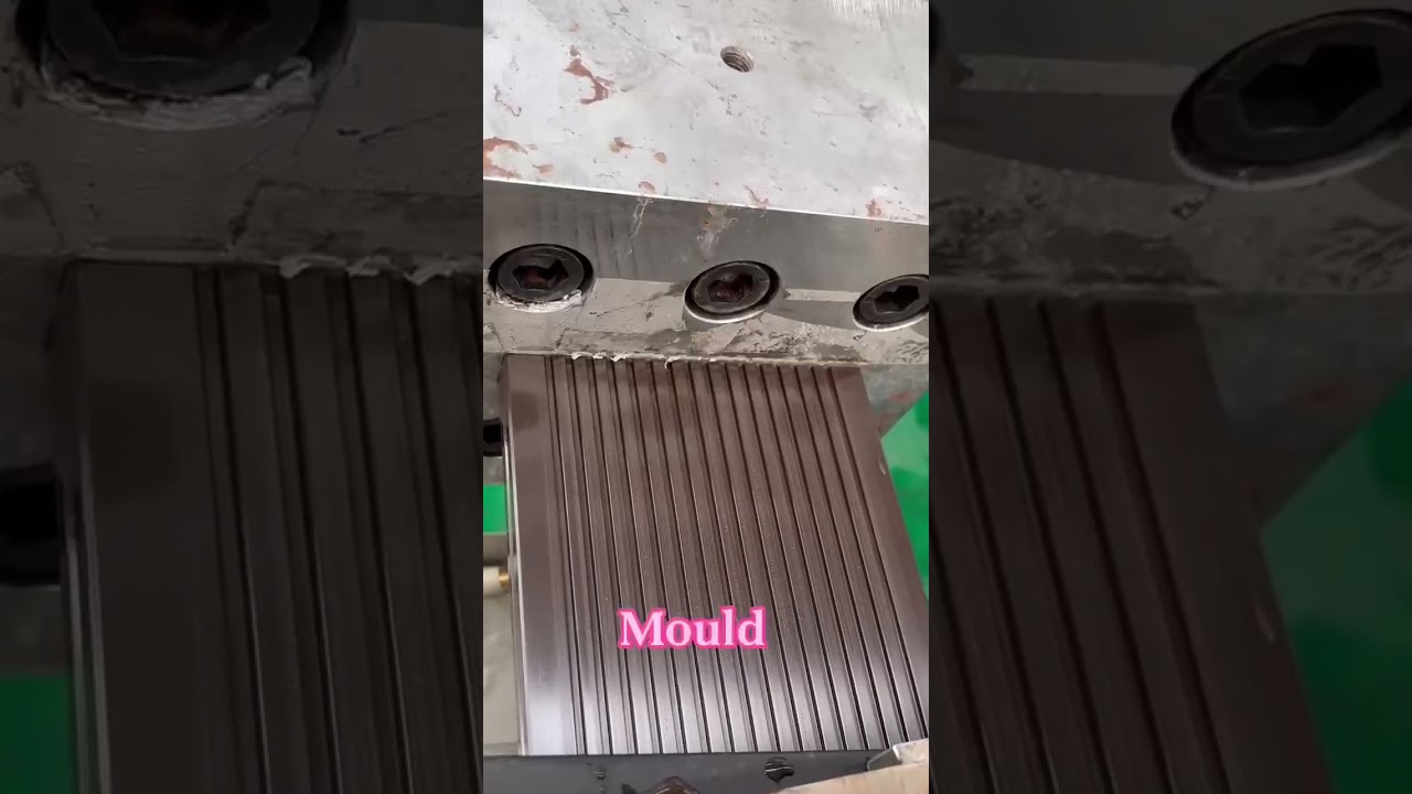 wpc decking machine; PE wpc machine;  