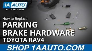 How to Replace Parking Brake Hardware 06-15 Toyota RAV4