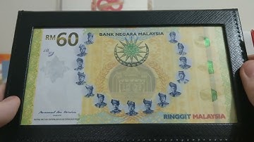 60 Ringgit 2017 (2018) Malaysia 60th Anniversary of Independence Numismatic Products Bank Negara Ma