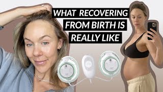 4TH TRIMESTER RECOVERY RECAP| POSTPARTUM, HAIR LOSS, NEWBORN ESSENTIALS