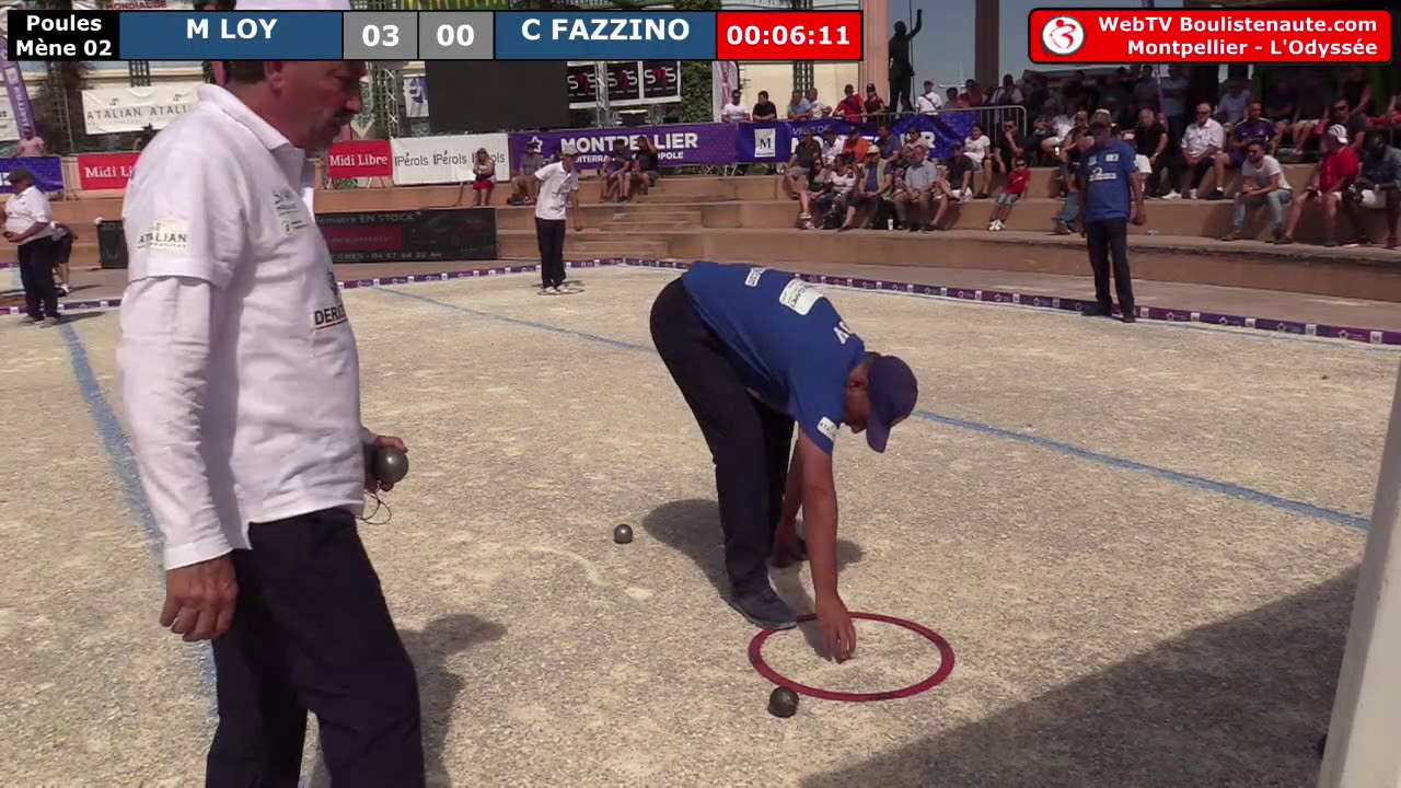 Miniature : Odyssée 2018 des Champions à Montpellier - 1ères de poules LOY vs FAZZINO