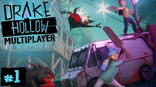 Drake Hollow - #1 - SAVE THE CUTE MANDRAKES!! (4-Player Gameplay)