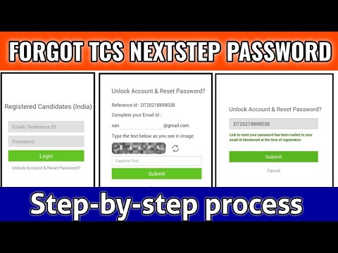 How To Reset TCS Nextstep Password | Forgot Nextstep Password