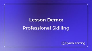 Celebrity Lesson Demo: Professional Skilling Profile