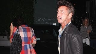 Sean Penn Spits On Photogs After Date With New Girlfriend [2011]