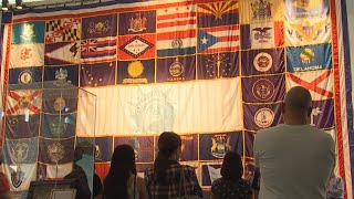 Penjahit mengenang saat menjahit Bendera Persatuan Nasional