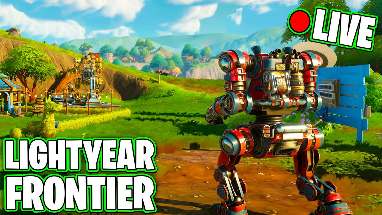 Harvesting Crops In A Mech Suit Lightyear Frontier Ep 1 Live