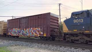 CSX Q372 With A Pair Of Dash-9’s