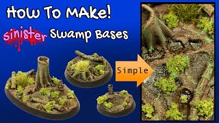 SINISTER Swamp Base | CHEAP Diorama for Your Minis!