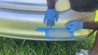 How to repair pain scratches on  car