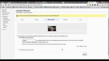 Upload an Image to WikiMedia