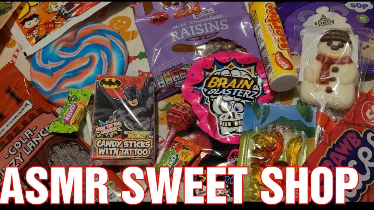 ASMR Candy Shop RP Whispering and Crinkle Sounds !🍭🍬🍭🍬🍭🍬