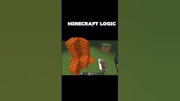 Minecraft logic #minecraft #trending #gaming #viralvideo