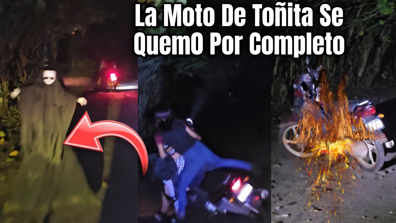 La Mv3rte Le provocó Grabe Accid3nte A Toñita😭 La Moto Se lncendi0 Por Completo 