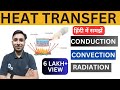 Conduction, Convection and radiation || Modes of heat transfer || Hindi || Conduction in hindi