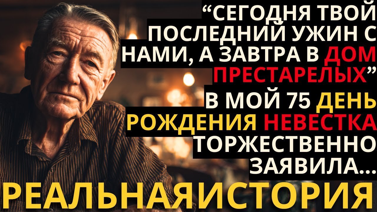 НЕВЕСТКА ВСЕРЬЕЗ ДУМАЛА, ЧТО СМОЖЕТ ОТПРАВИТЬ МЕНЯ В ДОМ ПРЕСТАРЕЛЫХ И ЗАНЯТЬ МОЕ ЖИЛЬЕ