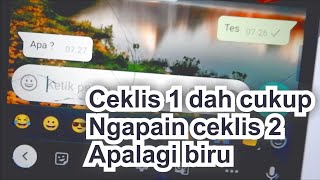 Cara Menghilangkan Ceklist 2 dan Ceklist Biru Di Whatsapp / wa  (Pesan Tetap Masuk Seperti Biasa)