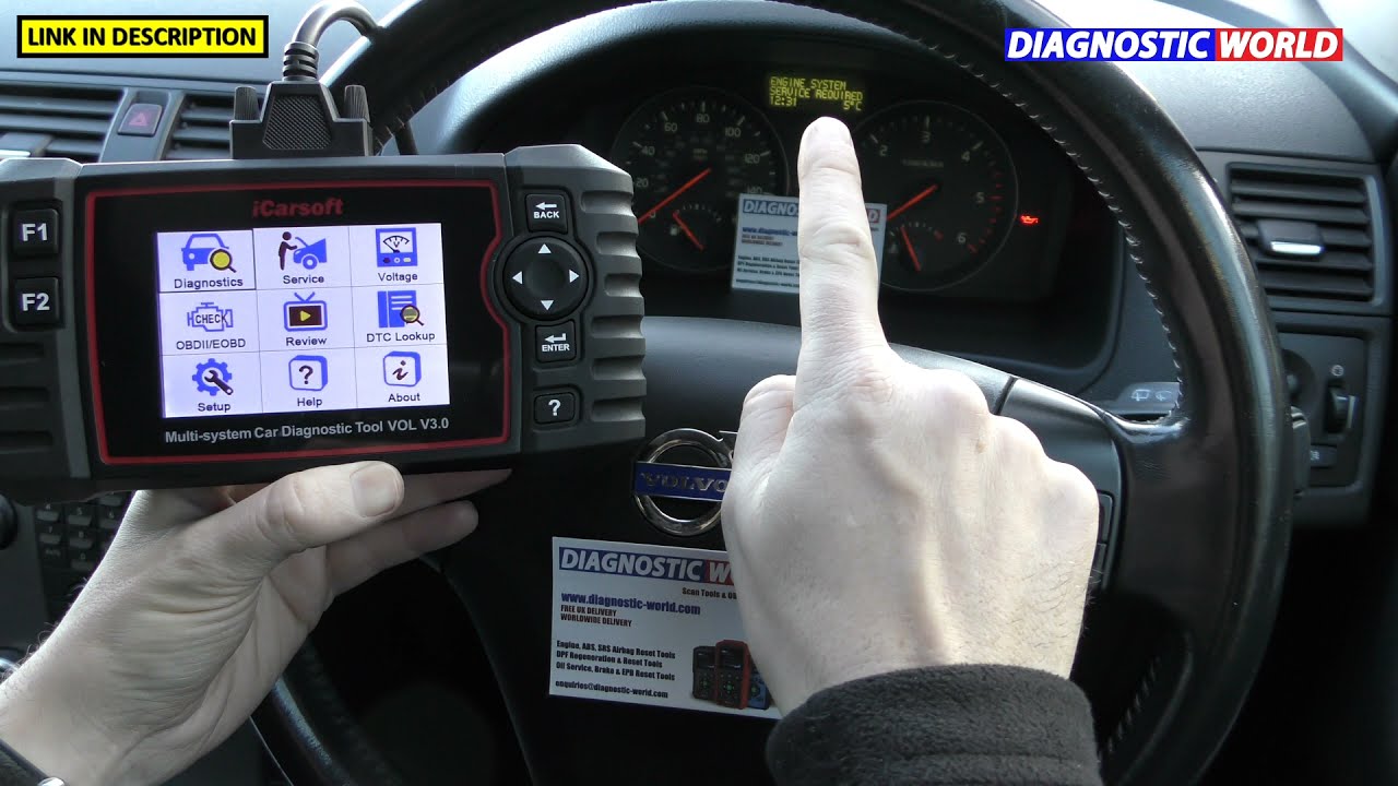 Error code reader iCarsoft VOL V3.0 for most Volvo models