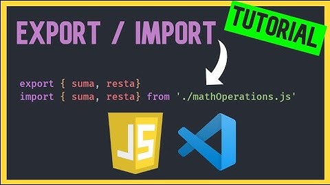 👉 Como exportar FUNCIONES en JAVASCRIPT de MANERA SENCILLA 😱