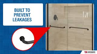 Shower Door Towel Bars: Single-Sided Bars | DK Hardware