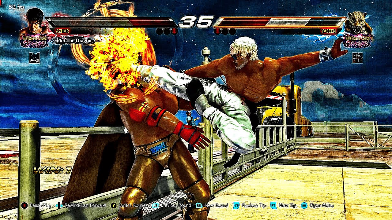 Tekken 7 | Marshall Law ( Azhar ) VS Yaseen King and Armor King Intense Battles