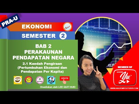 Ekonomi Pra-U (Makro): Bab 2 - 2.1 Kaedah Pengiraan (Pertumbuhan Ekonomi dan Pendapatan Per Kapita)