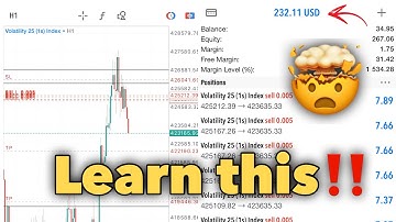 Learn this easy VIX killer strategy in 5 minutes‼️ and make $200 daily🤑🔥#volatility75 #deriv