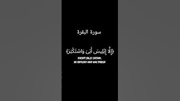 قرآن كريم  خلفية سوداء - سورة البقرة  #خلفية_قرآن #كروما_سوداء #اكسبلور #قرآن_كريم #لايك