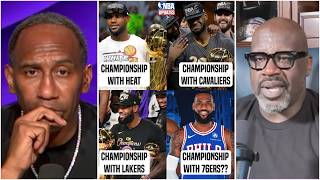 "HE'S CHASING GREATNESS!" – Stephen A. Smith & Shaq React to LeBron James' New Chapter with 76ers