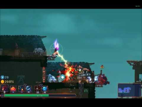 Dead Cells ; Damage Buffer + Electric Whip = OP - YouTube