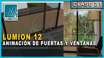 Animación de puertas y ventanas con LUMION 12