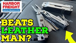 Harbor Freight Gordon multi tool “Beats leatherman wave!”