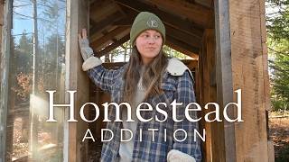 We Built a Barn in 5 Days for PIGS on our Off Grid Homestead in Northern Maine