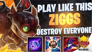 WILD RIFT | Play Ziggs Like THIS to DESTROY the ENEMY! | Challenger Ziggs Gameplay | Guide & Build