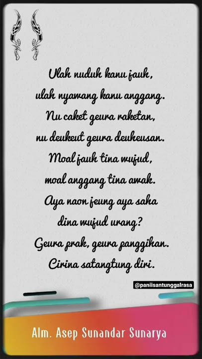 Ngaji Diri | Alm. Asep Sunandar Sunarya #ngaji #ngajidiri #ceramah #asepsunandarsunarya #wejangan