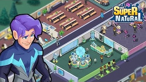 Idle Supernatural School - Gameplay (iOS, Android)