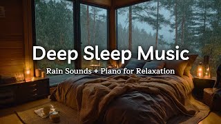 Peaceful Nights Ahead - Relaxing Piano Music &amp; Gentle Rain Sounds