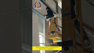 Quick installation of cold storage hook panels: Can be completed by two people. #warehouse #building
