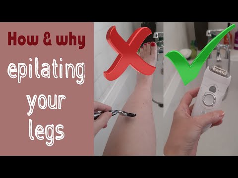 Video: Hur man epilerar ben (med bilder)