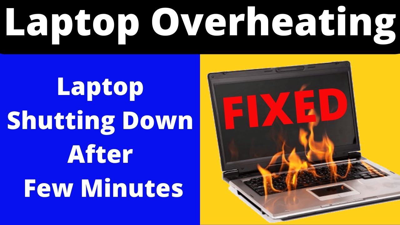 ⚡FIXED⚡ Laptop Overheating Problem Solution⚡ Laptop Shutdown After Few