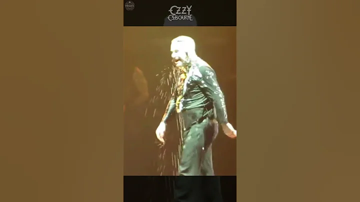 Ozzy Dipping Head in Bucket! #ozzyosbourne #ozzy #heavymetal #shorts