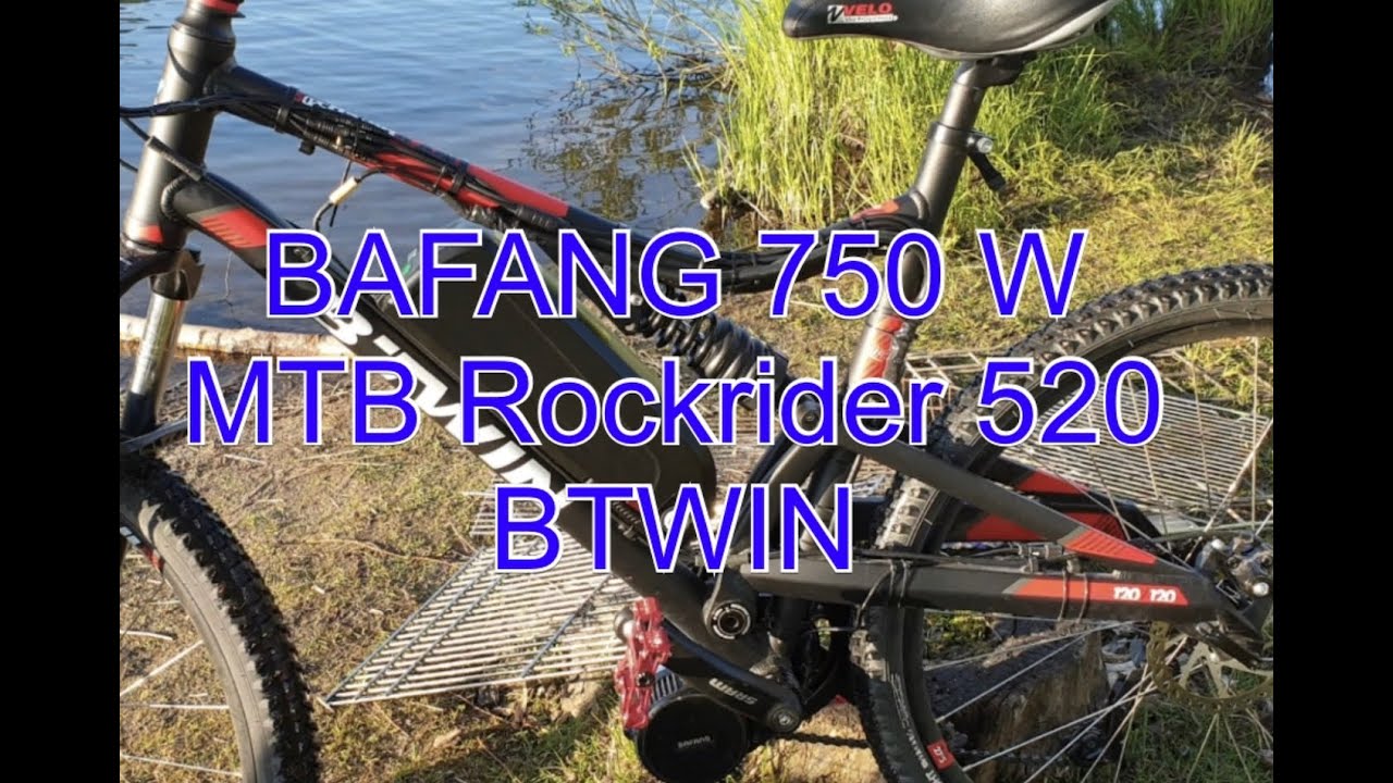Bafang 750 w MTB Rockrider 520 - YouTube